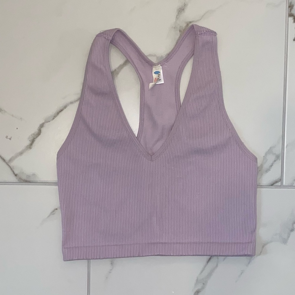 Free People Ribbed Cropped Bra Top